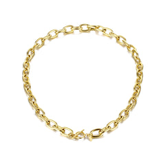 Our Cece necklace is a boasts a bold and striking design that exudes confidence and style. This eye-catching necklace is designed to elevate your look and become the