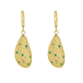 Gold Pendant Earring