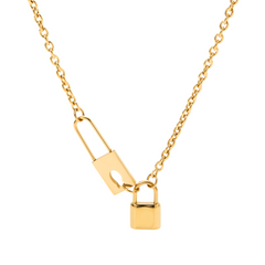 Gold Necklace Steel