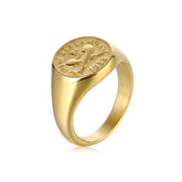 Luxury gold ring