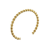 "Twiggy," our Twisted Rope Design Delicate Cuff Bracelet.