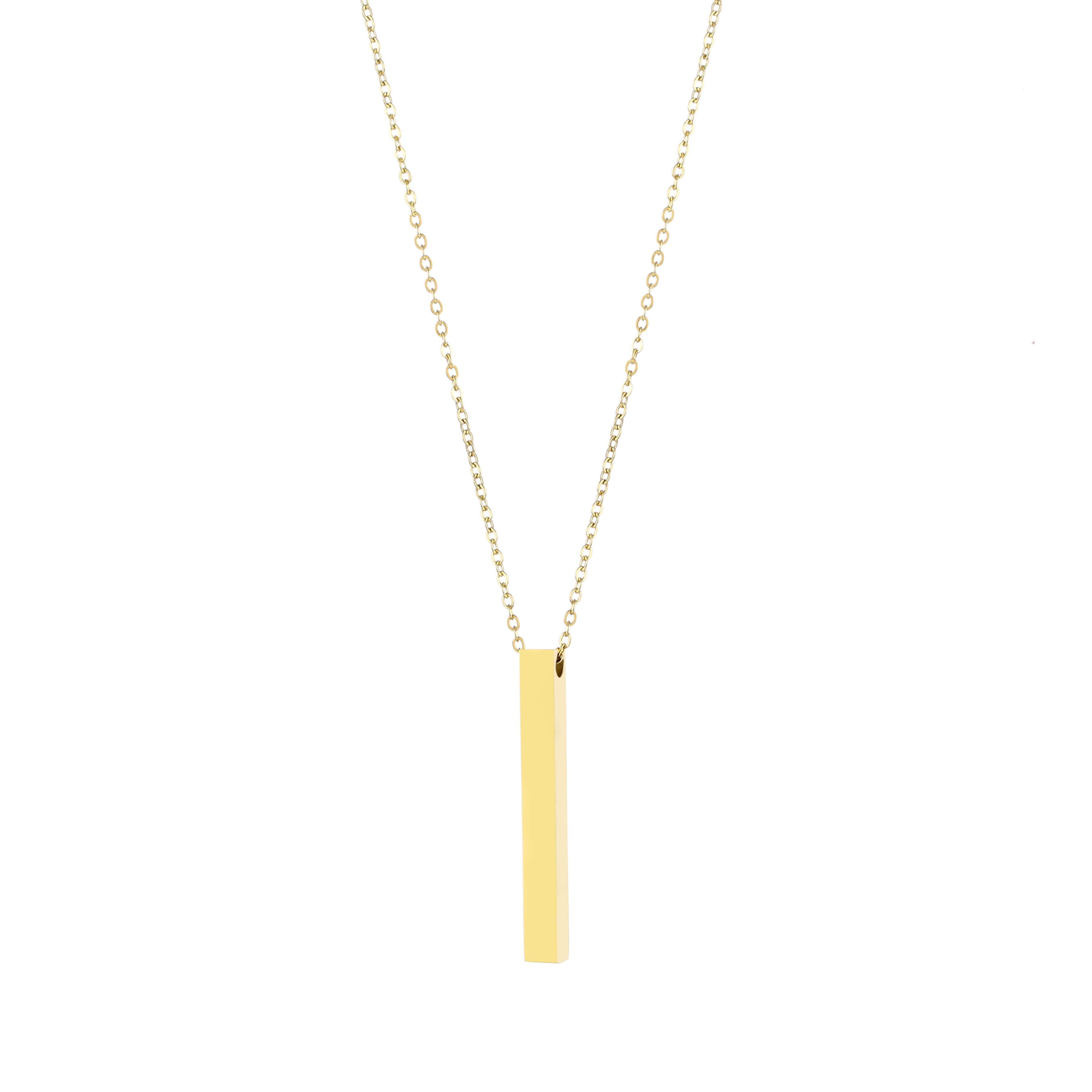 Elevate your look with the Goldie Bar Necklace, a versatile and stylish addition to your jewelry collection. This chic piece shines beautifully when worn alone, and 