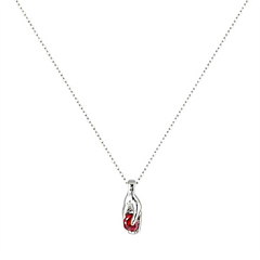 Ruby Pendant Necklace