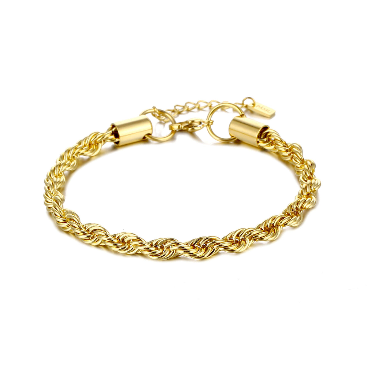 Introducing the Talia Bracelet - a modern twist on the classic rope design. Timeless and versatile, this exquisite piece effortlessly complements everyday outfits, w