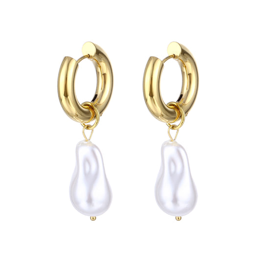 Pearl earrings 2496